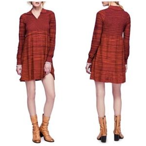 Free People Rain or Shine Space Dyed Dress